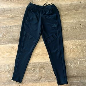 Kids Black Adidas athletic pants size 9-10Y